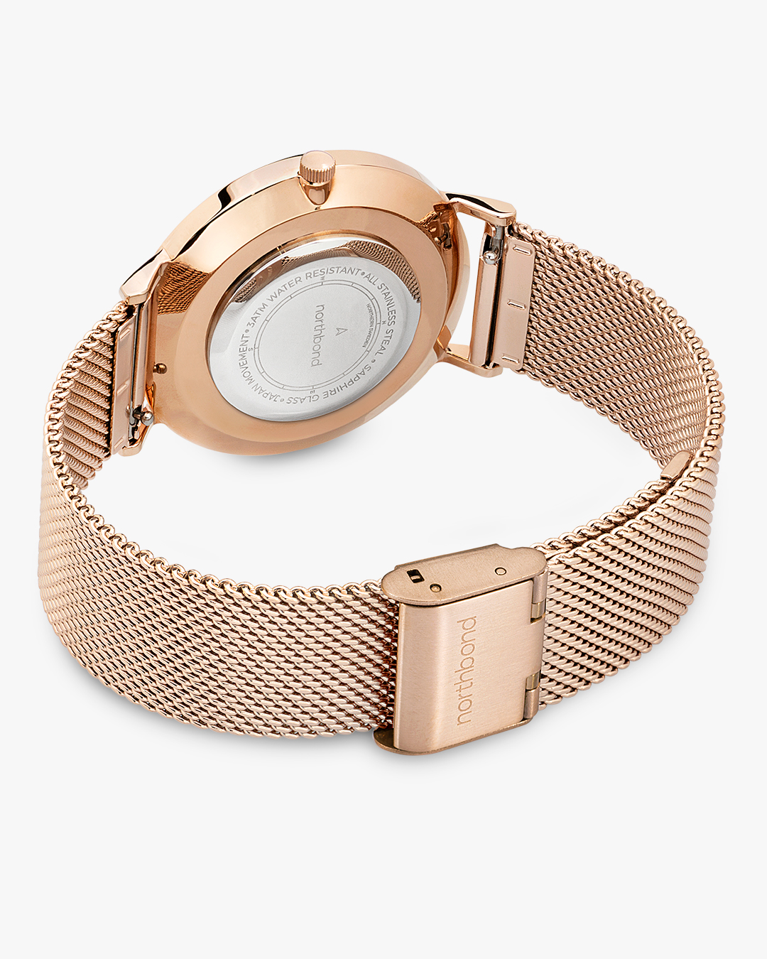 lace watch rose gold mesh strap